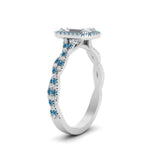 Load image into Gallery viewer, vine-emerald-cut-halo-blue-topaz-engagement-ring-in-white-gold-FD9126EMRGICBLTOANGEL2-NL-WG_76f235c5-7485-4efe-8c61-5de1b5d89ffe?v=1757924901
