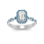 Load image into Gallery viewer, vine-emerald-cut-halo-blue-topaz-engagement-ring-in-white-gold-FD9126EMRGICBLTOANGEL5-NL-WG?v=1757924763