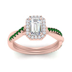 Load image into Gallery viewer, vine-emerald-cut-halo-diamond-engagement-ring-with-emerald-in-rose-gold-FD9212EMRGEMGR-NL-RG.jpg
