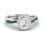 Load image into Gallery viewer, vine-emerald-cut-halo-diamond-engagement-ring-with-emerald-in-white-gold-FD9212EMRGEMGR-NL-WG.jpg
