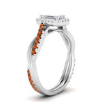 Load image into Gallery viewer, vine-emerald-cut-halo-diamond-engagement-ring-with-orange-sapphire-in-white-gold-FD9212EMRGSAOR-NL-WG.jpg
