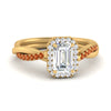 Load image into Gallery viewer, vine-emerald-cut-halo-diamond-engagement-ring-with-orange-sapphire-in-yellow-gold-FD9212EMRGSAOR-NL-YG.jpg