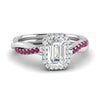 Load image into Gallery viewer, vine-emerald-cut-halo-diamond-engagement-ring-with-pink-sapphire-in-white-gold-FD9212EMRGSADRPI-NL-WG.jpg