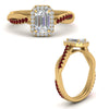 Load image into Gallery viewer, vine-emerald-cut-halo-diamond-engagement-ring-with-ruby-in-yellow-gold-FD9212EMRGRUDR-NL-YG.jpg