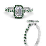 Load image into Gallery viewer, vine-emerald-cut-halo-emerald-engagement-ring-in-white-gold-FD9126EMRGEMGRANGEL3-NL-WG_f11ac96a-462f-4ca5-88cc-aa737676326f?v=1757924901
