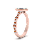 Load image into Gallery viewer, vine-emerald-cut-halo-orange-sapphire-engagement-ring-in-rose-gold-FD9126EMRGSAORANGEL2-NL-RG?v=1757924763