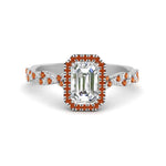 Load image into Gallery viewer, vine-emerald-cut-halo-orange-sapphire-engagement-ring-in-white-gold-FD9126EMRGSAOR-NL-WG_2b20a6d6-32f0-4871-b975-6ba8a8807c55?v=1757924901
