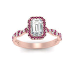 Load image into Gallery viewer, vine-emerald-cut-halo-pink-sapphire-engagement-ring-in-rose-gold-FD9126EMRGSADRPIANGEL5-NL-RG_d70d318b-a896-48e9-abb2-a2c06d0d14cc?v=1757924901
