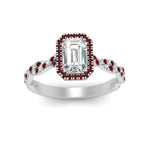 Load image into Gallery viewer, vine-emerald-cut-halo-ruby-engagement-ring-in-white-gold-FD9126EMRGRUDRANGEL5-NL-WG_537b8465-7652-485f-98c9-863fc2479b3d?v=1757924901

