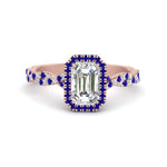 Load image into Gallery viewer, vine-emerald-cut-halo-sapphire-engagement-ring-in-rose-gold-FD9126EMRGSABL-NL-RG_9106685f-0540-4266-921b-e09a8496c6a2?v=1757924901
