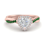 Load image into Gallery viewer, vine-heart-halo-diamond-engagement-ring-with-emerald-in-rose-gold-FD9212HTRGEMGR-NL-RG.jpg
