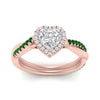 Load image into Gallery viewer, vine-heart-halo-diamond-engagement-ring-with-emerald-in-rose-gold-FD9212HTRGEMGR-NL-RG.jpg
