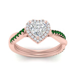 Load image into Gallery viewer, vine-heart-halo-diamond-engagement-ring-with-emerald-in-rose-gold-FD9212HTRGEMGR-NL-RG.jpg
