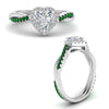 Load image into Gallery viewer, vine-heart-halo-diamond-engagement-ring-with-emerald-in-white-gold-FD9212HTRGEMGR-NL-WG.jpg