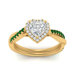 Load image into Gallery viewer, vine-heart-halo-diamond-engagement-ring-with-emerald-in-yellow-gold-FD9212HTRGEMGRANGLE3-NL-YG.jpg
