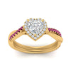 Load image into Gallery viewer, vine-heart-halo-diamond-engagement-ring-with-pink-sapphire-in-yellow-gold-FD9212HTRGSADRPI-NL-YG.jpg