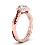 Load image into Gallery viewer, vine-heart-halo-diamond-engagement-ring-with-ruby-in-rose-gold-FD9212HTRGRUDR-NL-RG.jpg
