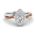 Load image into Gallery viewer, vine-marquise-halo-diamond-engagement-ring-with-orange-sapphire-in-white-gold-FD9212MQRGSAOR-NL-WG.jpg
