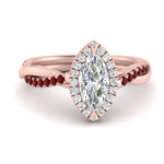 Load image into Gallery viewer, vine-marquise-halo-diamond-engagement-ring-with-ruby-in-rose-gold-FD9212MQRGRUDR-NL-RG.jpg
