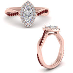 Load image into Gallery viewer, vine-marquise-halo-diamond-engagement-ring-with-ruby-in-rose-gold-FD9212MQRGRUDR-NL-RG.jpg
