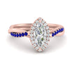 Load image into Gallery viewer, vine-marquise-halo-diamond-engagement-ring-with-sapphire-in-rose-gold-FD9212MQRGSABL-NL-RG.jpg