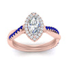 Load image into Gallery viewer, vine-marquise-halo-diamond-engagement-ring-with-sapphire-in-rose-gold-FD9212MQRGSABL-NL-RG.jpg
