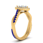 Load image into Gallery viewer, vine-marquise-halo-diamond-engagement-ring-with-sapphire-in-yellow-gold-FD9212MQRGSABL-NL-YG.jpg
