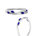 Thumbnail 32 - vine-marquise-simple-sapphire-wedding-band-in-white-gold-FDENR3211BGSABLANGLE3-NL-WG