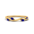 Thumbnail 2 - vine-marquise-simple-sapphire-wedding-band-in-18k-yellow-gold-fdenr3211b-fancy-1-yg