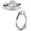 Load image into Gallery viewer, vine-oval-halo-diamond-engagement-ring-with-emerald-in-white-gold-FD9212OVRGEMGR-NL-WG.jpg