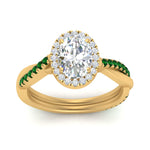 Load image into Gallery viewer, vine-oval-halo-diamond-engagement-ring-with-emerald-in-yellow-gold-FD9212OVRGEMGR-NL-YG.jpg
