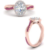Load image into Gallery viewer, vine-oval-halo-diamond-engagement-ring-with-pink-sapphire-in-rose-gold-FD9212OVRGSADRPI-NL-RG.jpg