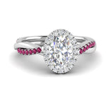 Load image into Gallery viewer, vine-oval-halo-diamond-engagement-ring-with-pink-sapphire-in-white-gold-FD9212OVRGSADRPI-NL-WG.jpg
