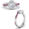 Load image into Gallery viewer, vine-oval-halo-diamond-engagement-ring-with-pink-sapphire-in-white-gold-FD9212OVRGSADRPI-NL-WG.jpg