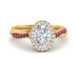 Load image into Gallery viewer, vine-oval-halo-diamond-engagement-ring-with-pink-sapphire-in-yellow-gold-FD9212OVRGSADRPI-NL-YG.jpg
