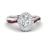 Load image into Gallery viewer, vine-oval-halo-diamond-engagement-ring-with-ruby-in-white-gold-FD9212OVRGRUDR-NL-WG.jpg
