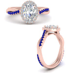 Load image into Gallery viewer, vine-oval-halo-diamond-engagement-ring-with-sapphire-in-rose-gold-FD9212OVRGSABL-NL-RG.jpg
