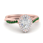Load image into Gallery viewer, vine-pear-halo-diamond-engagement-ring-with-emerald-in-rose-gold-FD-9212PERGEMGR-NL-RG.jpg
