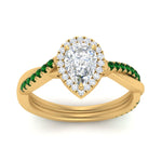 Load image into Gallery viewer, vine-pear-halo-diamond-engagement-ring-with-emerald-in-yellow-gold-FD-9212PERGEMGR-NL-YG.jpg
