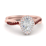 Load image into Gallery viewer, vine-pear-halo-diamond-engagement-ring-with-ruby-in-rose-gold-FD9212PERGRUDR-NL-RG.jpg
