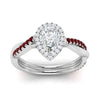 Load image into Gallery viewer, vine-pear-halo-diamond-engagement-ring-with-ruby-in-white-gold-FD9212PERGRUDR-NL-WG.jpg