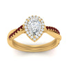 Load image into Gallery viewer, vine-pear-halo-diamond-engagement-ring-with-ruby-in-yellow-gold-FD9212PERGRUDR-NL-YG.jpg