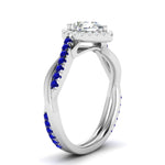 Load image into Gallery viewer, vine-pear-halo-diamond-engagement-ring-with-sapphire-in-white-gold-FD9212PERGSABL-NL-WG.jpg
