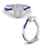 Load image into Gallery viewer, vine-pear-halo-diamond-engagement-ring-with-sapphire-in-white-gold-FD9212PERGSABL-NL-WG.jpg
