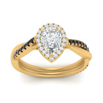 Load image into Gallery viewer, vine-pear-halo-engagement-ring-with-black-diamond-in-yellow-gold-FD-9212PERGBLACK-NL-YG.jpg
