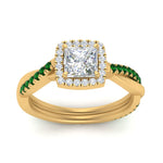 Load image into Gallery viewer, vine-princess-cut-halo-diamond-engagement-ring-with-emerald-in-yellow-gold-FD9212PRRGEMGR-NL-YG.jpg
