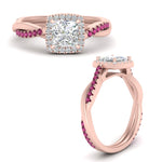 Load image into Gallery viewer, vine-princess-cut-halo-diamond-engagement-ring-with-pink-sapphire-in-rose-gold-FD9212PRRGSADRPI-NL-RG.jpg
