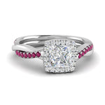 Load image into Gallery viewer, vine-princess-cut-halo-diamond-engagement-ring-with-pink-sapphire-in-white-gold-FD9212PRRGSADRPI-NL-WG.jpg
