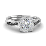 Load image into Gallery viewer, vine-princess-cut-halo-engagement-ring-with-black-diamond-in-white-gold-FD9212PRRGBLACK-NL-WG.jpg
