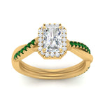 Load image into Gallery viewer, vine-radiant-halo-diamond-engagement-ring-with-emerald-in-yellow-gold-FD9212RARGEMGR-NL-YG.jpg
